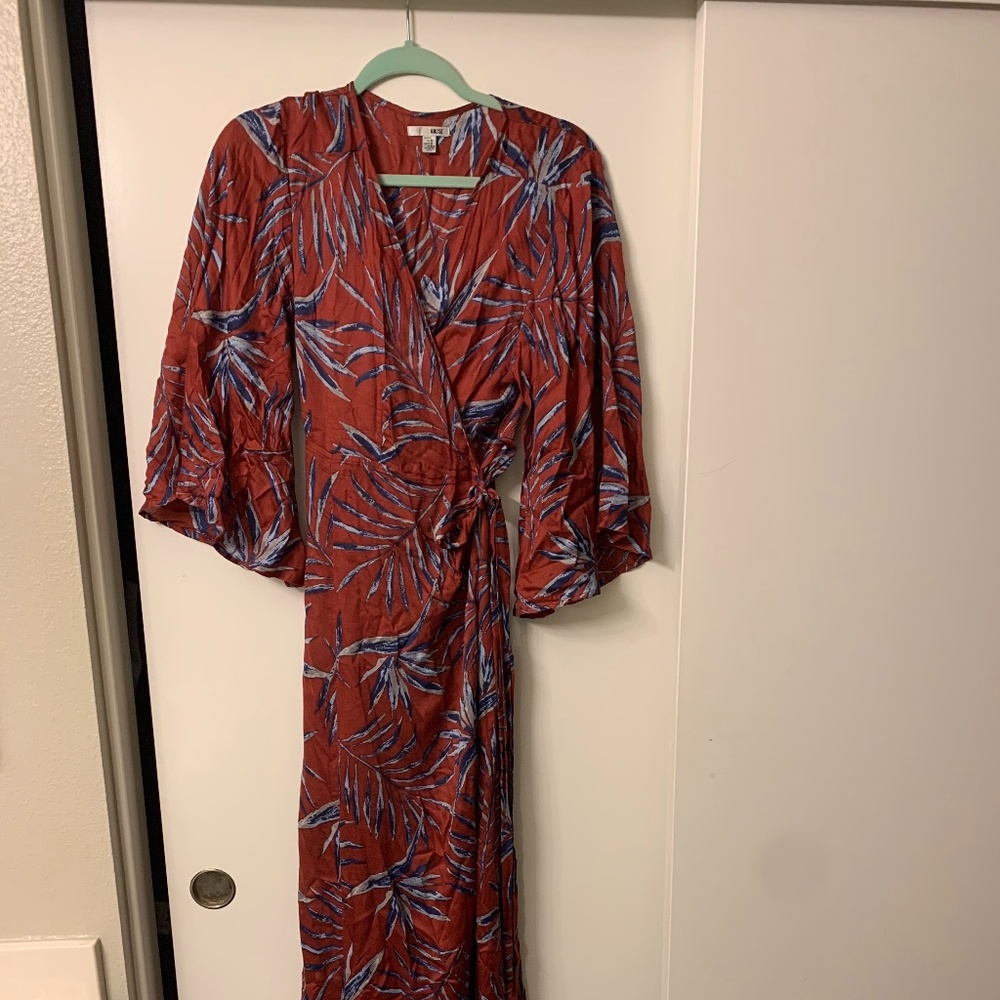 Boho Maxi wrap dress